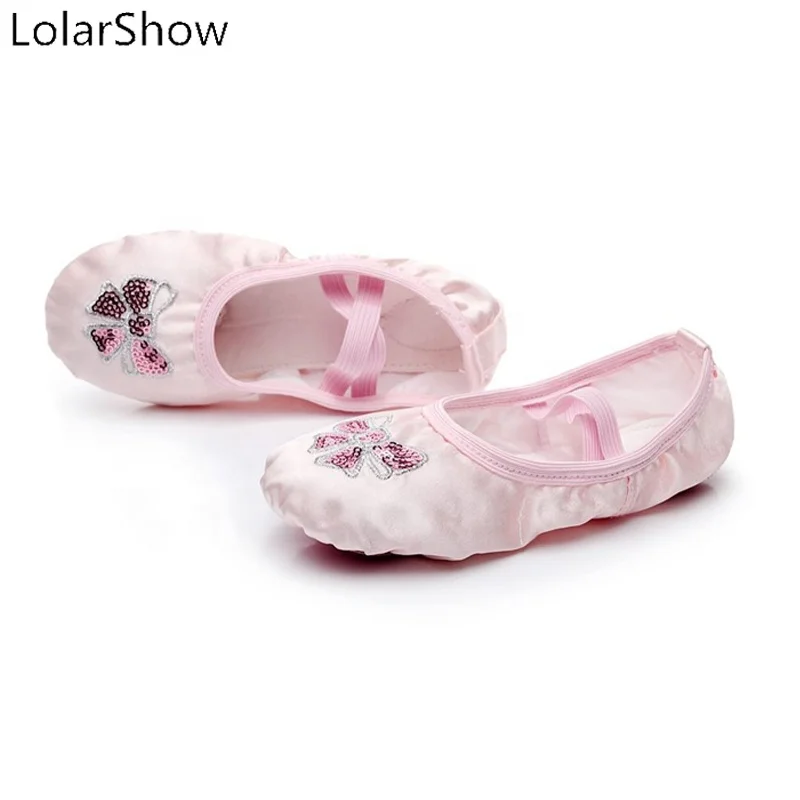 Portable Ballet Barre Shoes For Women Leather Ballet flats Shoes Wholesale Retail