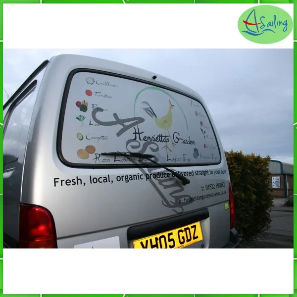 UV Printed Decorative Vinyl Sticker for Cars Vehicle Advertising and Promotion for Van Decoration and Promotional Gifts