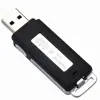 Flash Drive Digital Audio Voice Recorder Mini Black Plastic USB Disk
