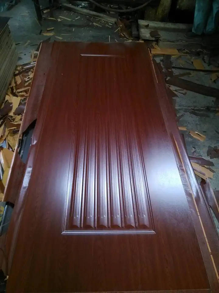 
3mm moulded decorative interior hdf door skin panels 