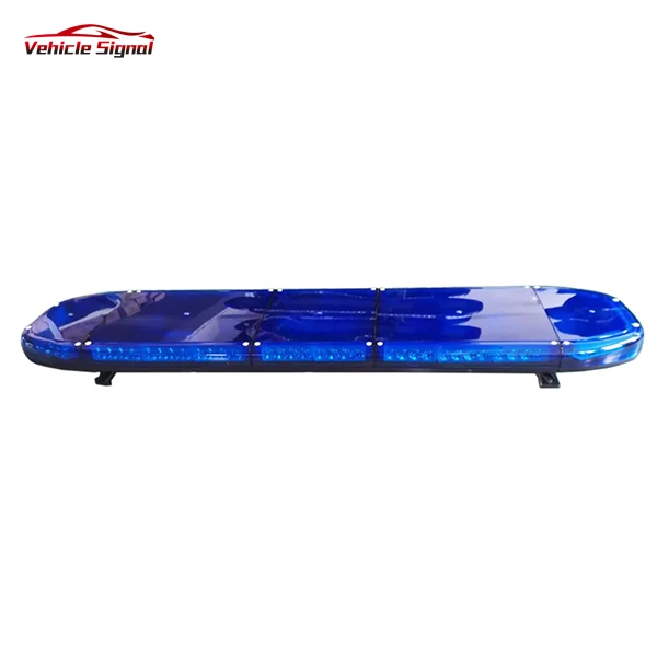 Full Size Emergency Vehicle Strobe Warning Amber Lightbar Car Toproof  Mounts Blue Led Police Emergency Light bar