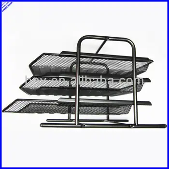 3 Layer A4 Size Black Say Office Paper Trays Metal Mesh File 3 Layer A4 Size Black Say Office Paper Trays Metal Mesh File Tray Stationery