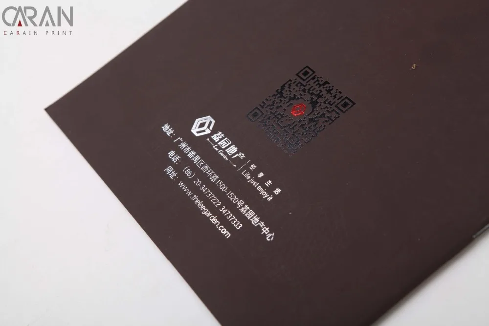 
Special Paper Hollowing Finish Pantone Printing House Selling Company Promotional Catalogue Book 