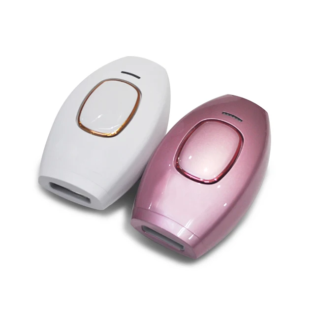 

Home use ipl painless beauty equipment mini laser hair removal machine, Pink;white