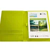 custom office A4 hard cover pu leather file folder for documents