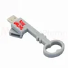 China factory usb flash drive free sample customized logo print key shape usb pendrives pvc cover 2gb 4gb 8gb 16gb