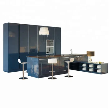Modern Newest High Gloss Lacquer Complete Mdf Wood Kitchen ...