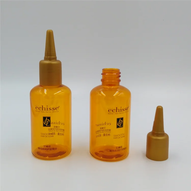Mzpack Hair Oil Oil Bottle With Dropper Cap Squeeze Cap 80ml 3oz
