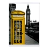 DIY British Style Kids Room Decor Canvas Print Poster Wooden Magnetic Frame