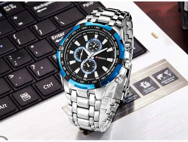 
2015 new fashion stainless steel curren watches 
