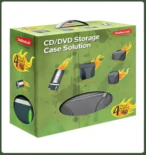 
CD/DVD Storage Case Solution 4 Piece Bundle 