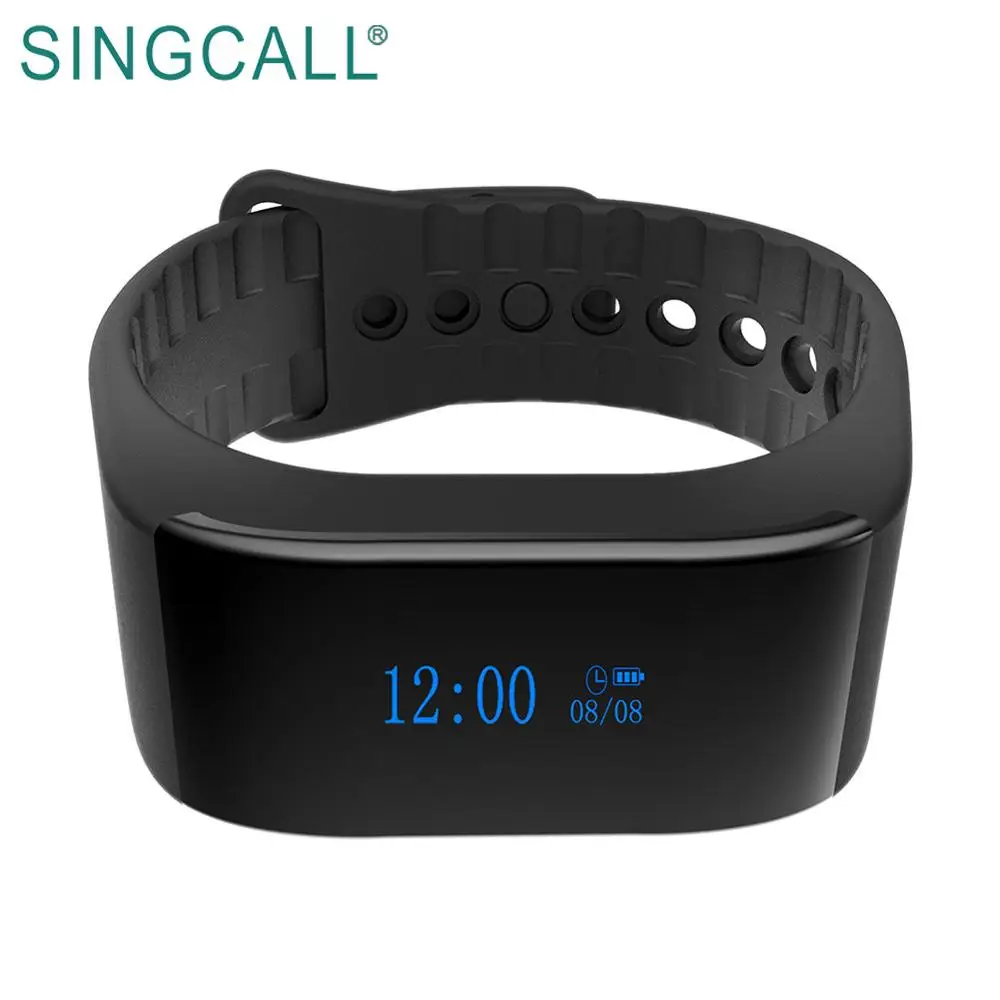 

SINGCALL New Style Waiter Watch Call Pager with Waterproof Function, Black