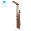 salle & bains wooden waterfall shower panel SA110