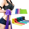 Wholesale Latex Material Custom Stretch Elastic Fitness Set 5 Resistance Bands Private Label Exercise Band