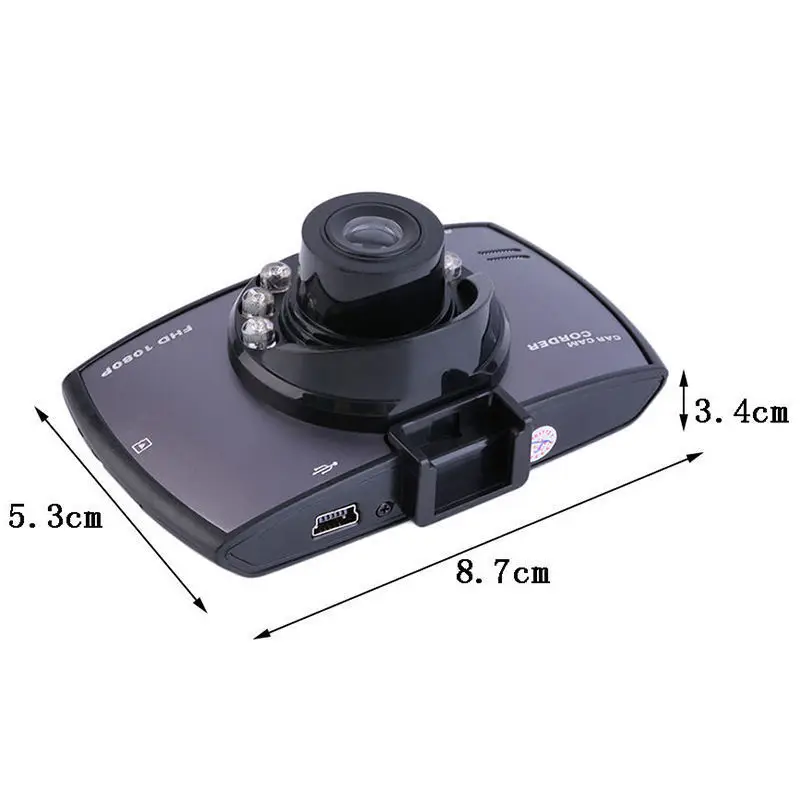 
Car DVR dash cam-car Video Recorder Night Vision video motion sensor 