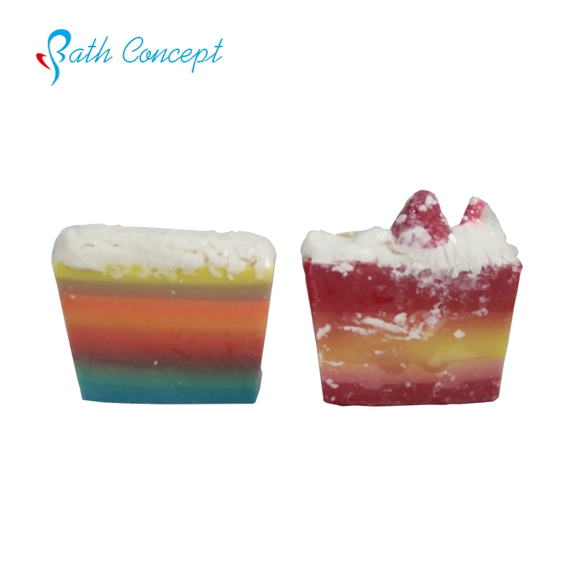 

New OEM Dessert Shaped Soap Bath Bubble Bar, Mixed color/customized