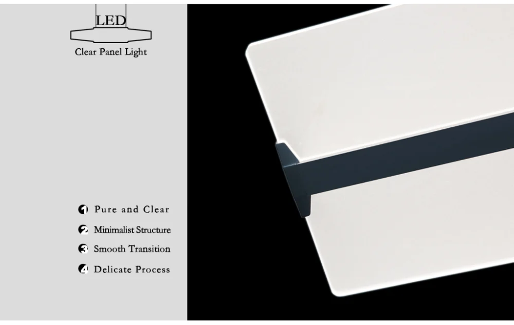 INLITY Frameless 54W LED flat Panel Light