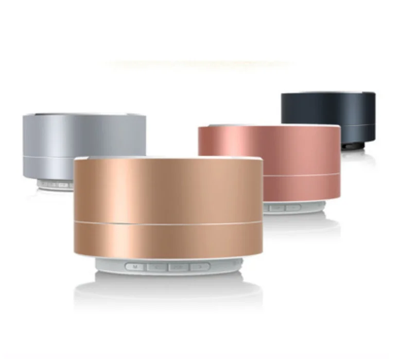 

Hot Selling Mini A10 LED Micro Speaker Portable Smart speaker, Black;silver;gold;rose gold etc