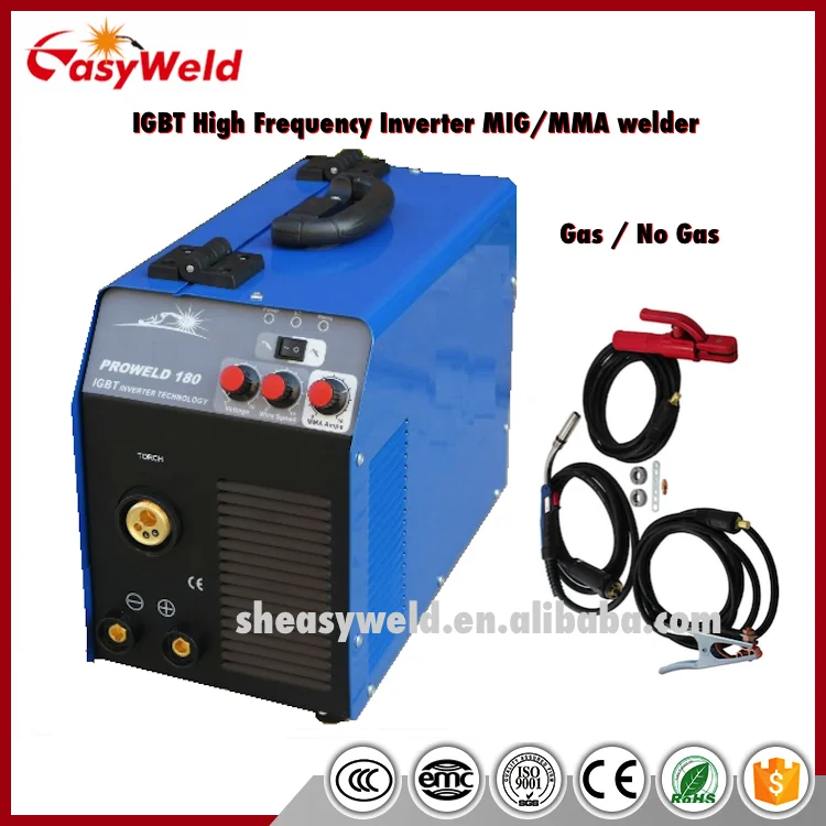 Igbt High Frequency Inverter Mig Mag Mma Welding Machine / 180 Amp Mig Welder Buy Mig Mag Mma