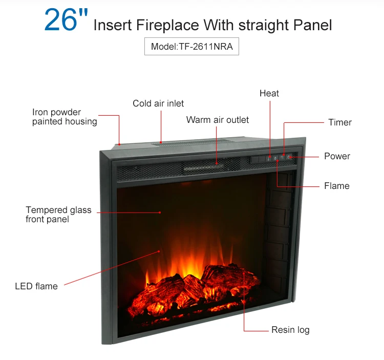 Good Price Electric Fireplace Insert Inserts Decorative Electric