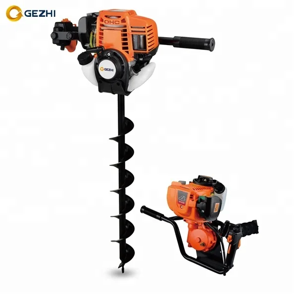 
2 stroke fuel garden powerful petrol earth auger 43cc 