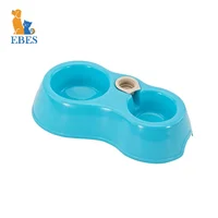 

EBES guaranteed high quality red colorful rounded melamine pet fun feeder dog bowl for eating food