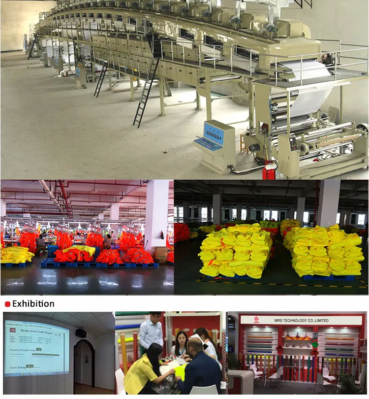 Fluo Yellow Flame Fire Retardant Warning Reflective Safety Cotton Tape