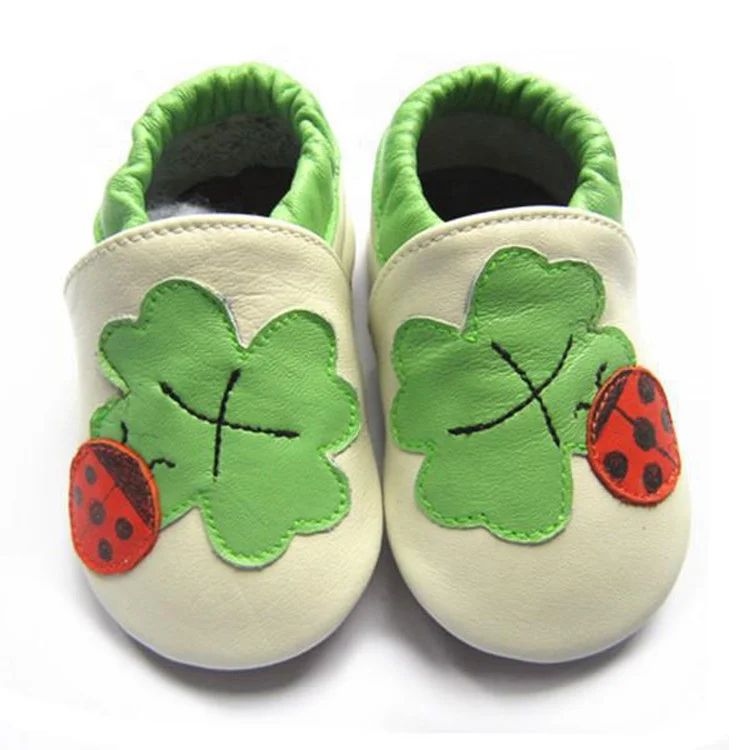 

China factory cartoons animal leather toddler shoes soft sole new born baby shoes