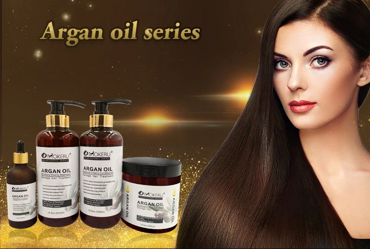 2017 New Series Argan Oil Shampoo And Conditioner For Damaged Hair