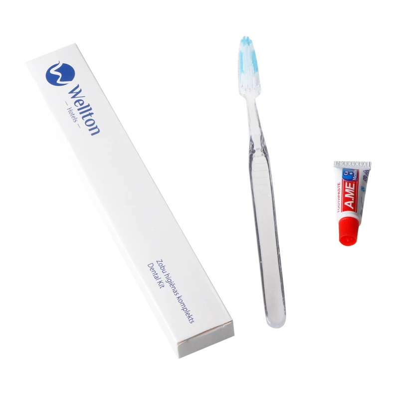 disposable travel toothbrush with toothpaste inside