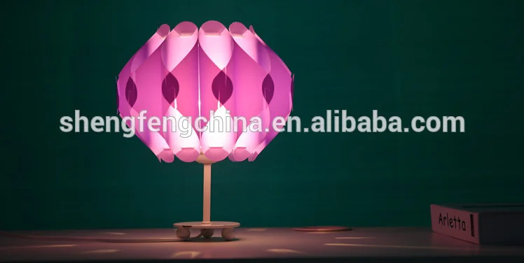 Hot Sale Modern Plastic Table Lamp Shades Decorative Desk Lamp