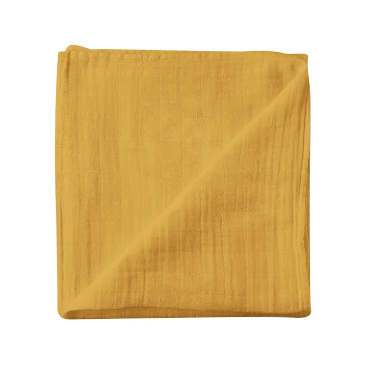 

Organic Cotton Baby Solid Color Blankets Organic Muslin Wraps