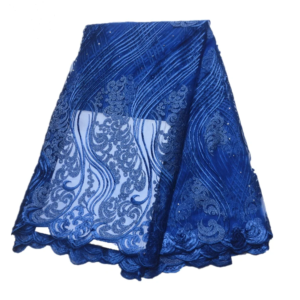 

Beautifical embroidery lace fabric wholesales african lace fabrics 2019 nigerian cheaper ML4N684, Can be customized