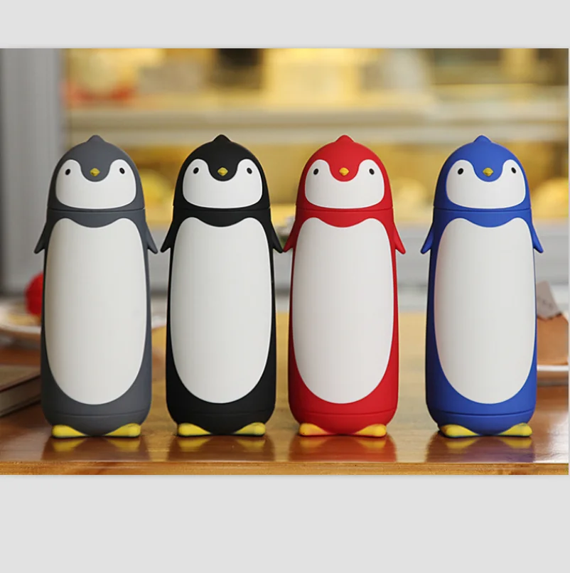 

HT200021 280ml Creative Penguin Shape Vacuum Bottle Drinkware Travel Coffee Water Bottle Vacuum Thermos, Refer to pictures