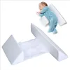 Adjustable foam anti roll head positioner side sleep support safe protective wedge baby pillow