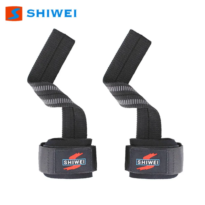 

SHIWEI-6014#Adjustable wrist wraps weightlifting wrist straps, Black