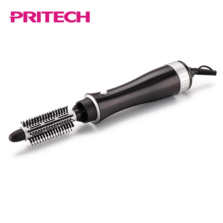 
PRITECH Cheap Customized 220V DC Motor Hair Straightening Hot Air Electric Hair Brush Styler 