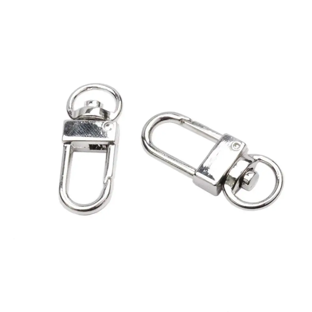 30 Pack Size 3//8 Metal Snap Hook Swivel Lobster Clasps Clip Key Chain Ring Pets Collar Strap Outdoor Lanyard Craft Bag Parts #FLQ230-9S