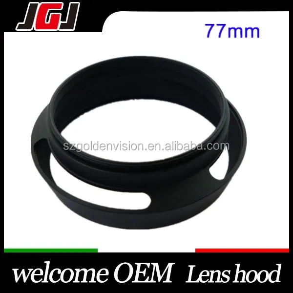 High-quality 77mm Vented Curved Metal lens Hood for Leica for Canon for Nikon for Sony for Olympus DSLR Camera Lens