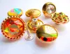 shiry gold color button