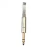 6.35 TRS connector 1/4" audio plug 6.35 phone jack 6.35 stereo plug assembly type 6.35 TRS with metal shell