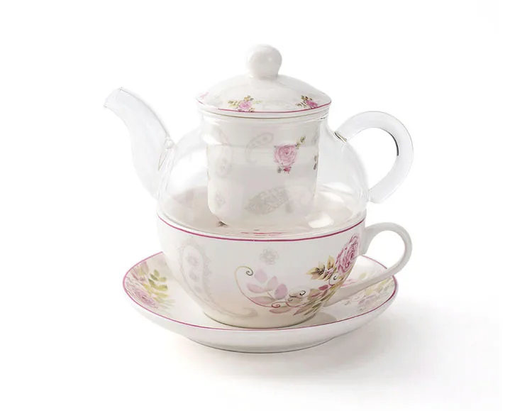 Wholesale Delicate Glass Tea Pot For One Set With Infuser And Cup Buy