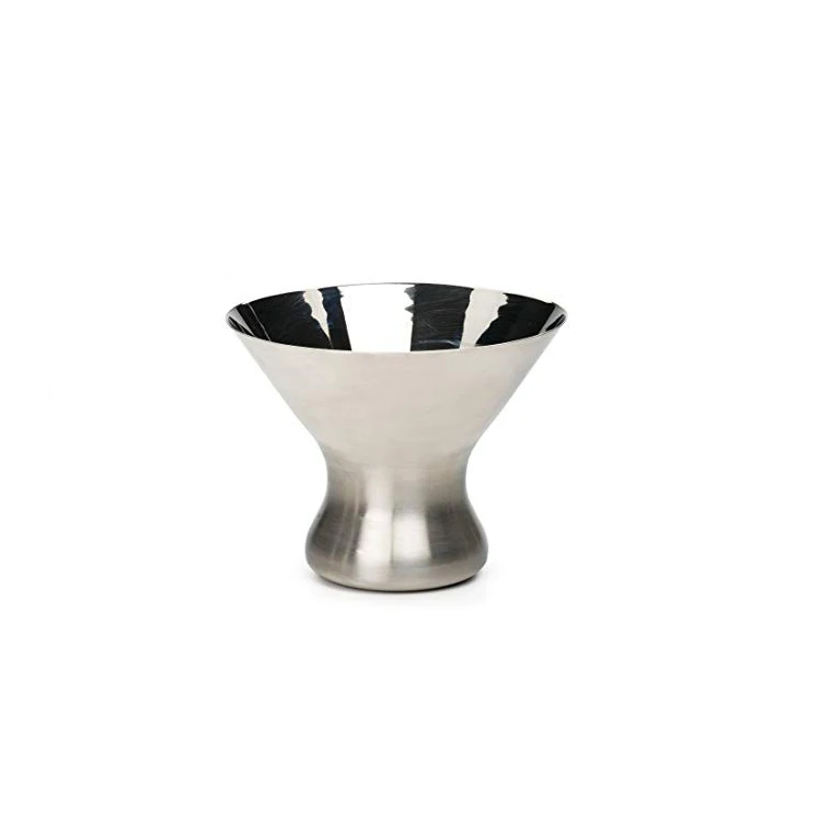 Stainless Steel Stemless Martini Glass,Champagne Ice Cream Bowl Buy