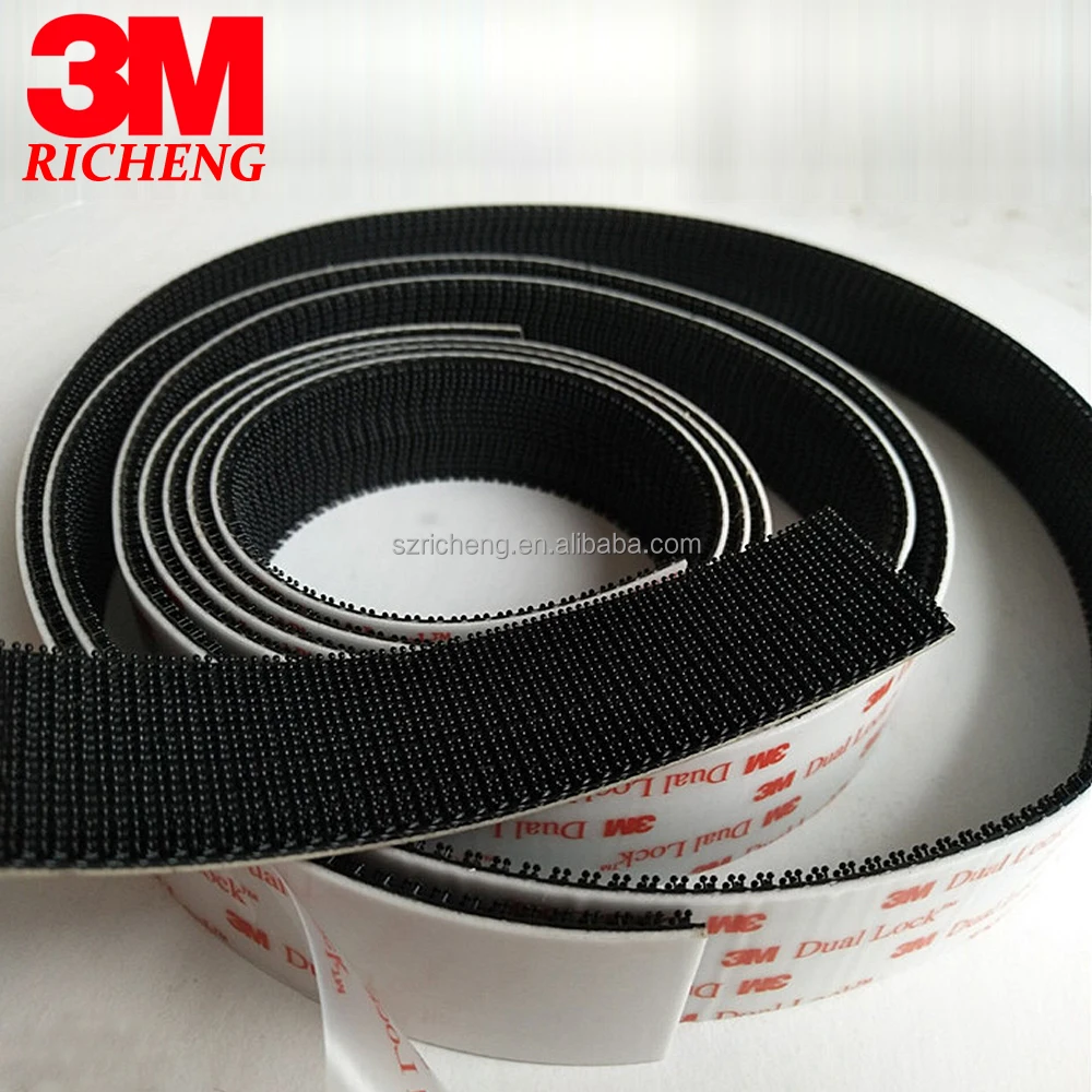 

3M SJ3551 Dual Lock Reclosable Fastener black Type fasteners 25.4mm X 1meter