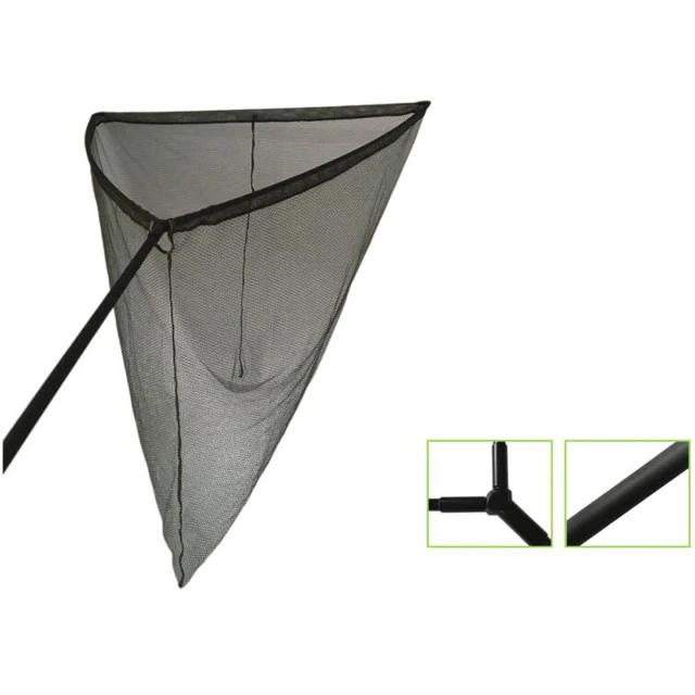 Customize 1K carbon woven pole carp fishing landing net F18-N8211