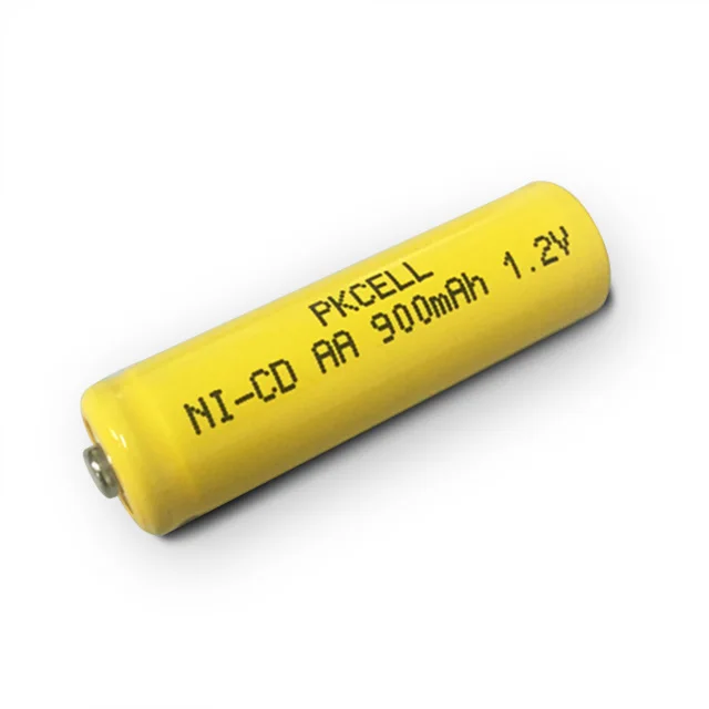 

Nickel cadmium nicd battery 1.2 voltage 900mah 100mah aa size rechargeable battery