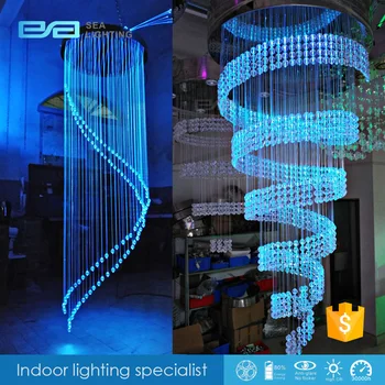 Residential Fiber Optic Lighting Taper Silk Ribbon Colourful Chandelier 2101694 Residential Fiber Optic Lighting Taper Silk Ribbon Colourful Chandelier 2101694