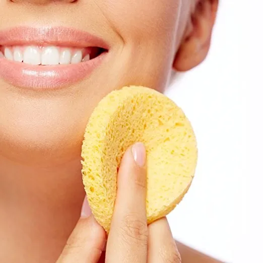 
Natural Durable Compressed Cellulose Sponge For Facial Cleansing 