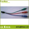 LinkYH-45 NEW mini DIN 7 to component RGB RCA female, 6" adapter cable