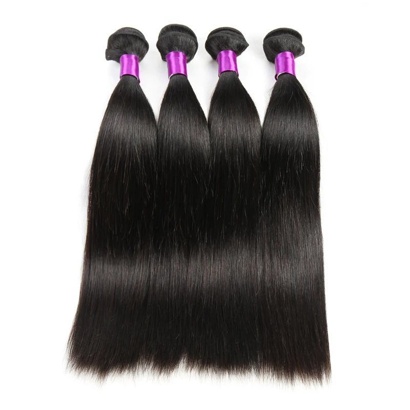 

100% human hair extension wholesale Virgin brazilian hair straight weft